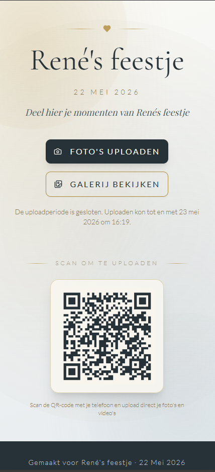 Voorbeeld jubileum stijl