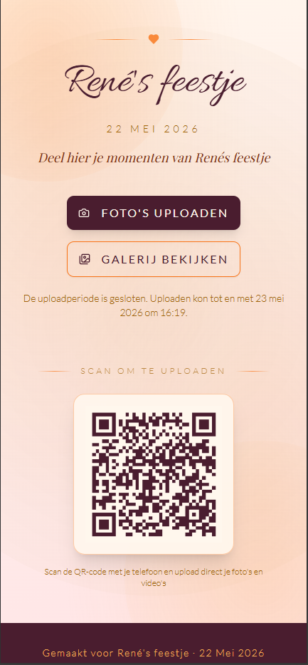 Voorbeeld verjaardag stijl